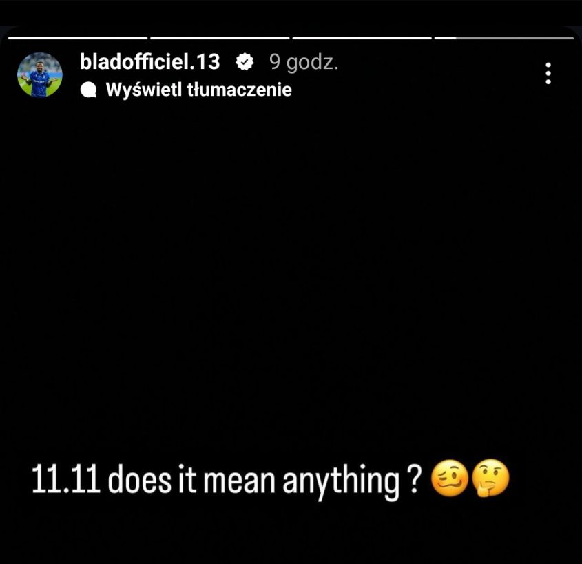 PAMIĘTNE STORIES Adriela Ba Loua'y z 11.11 z czasów gry dla Lecha